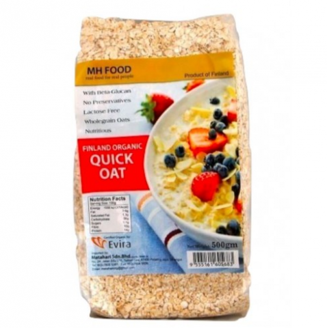 MATAHARI ORGANIC QUICK OATS 500G